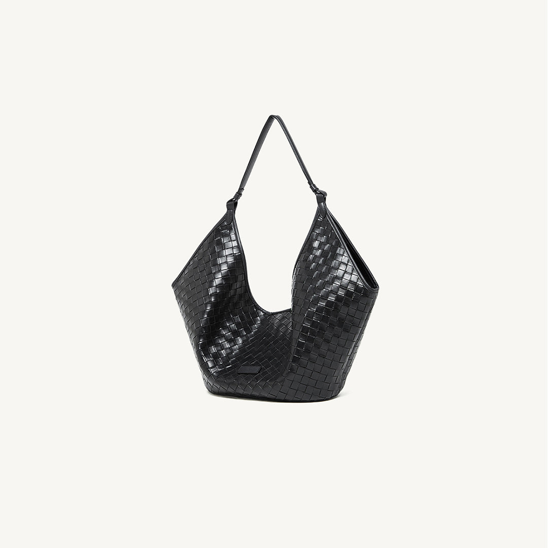 Lattice Shoulder Tote Bag