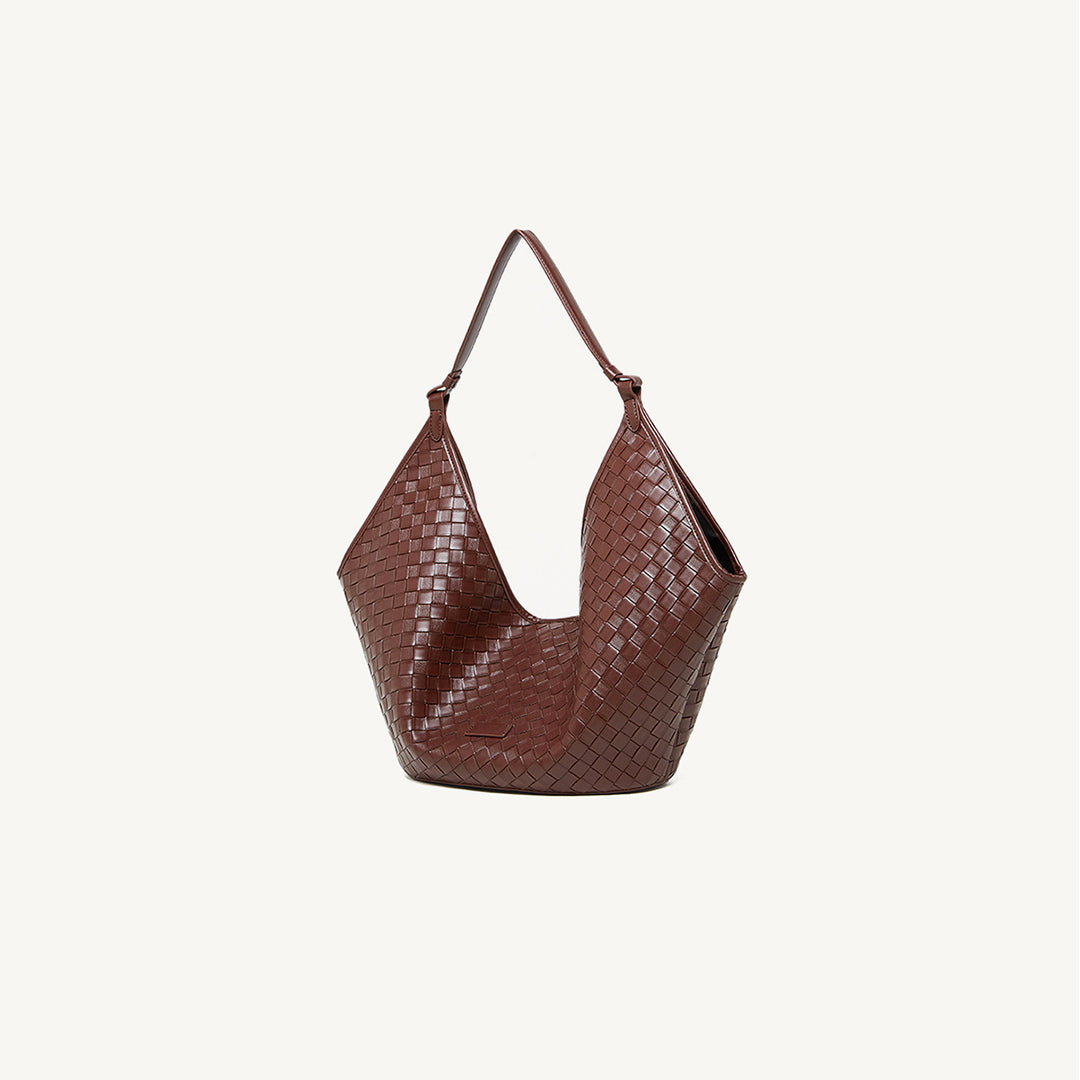 Lattice Shoulder Tote Bag