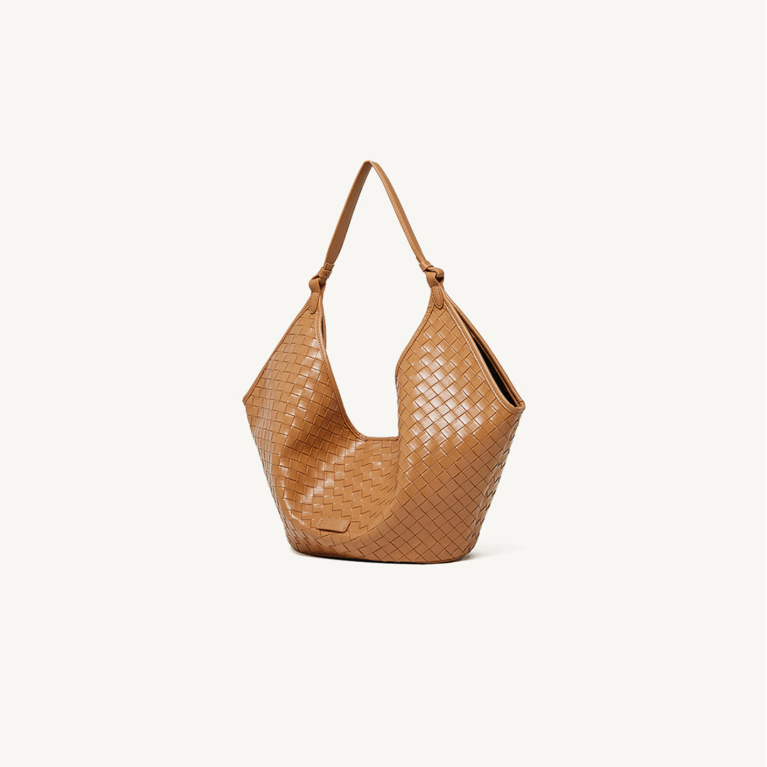 Lattice Shoulder Tote Bag